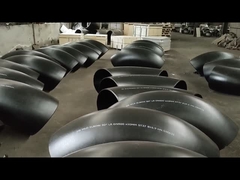 ทุกขนาด 90 องศาข้อศอกรอยชน 1D ไม่มีรอยต่อ A234 WPB STD Hot Pushing