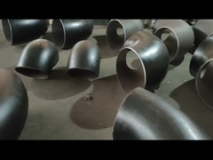 ANSI B16.9 อุปกรณ์ท่อเหล็กคาร์บอน JIS 45 องศา A234 Sch40 ข้อศอกท่อไร้รอยต่อ